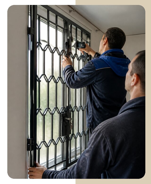 Установка распашных решеток в Артёме цена от 6739 р. | ДвериЛегко-Арт